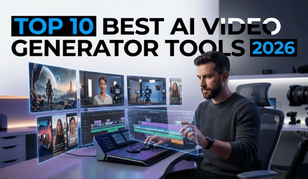 Top 10 Best AI Video Generator Tools 2026 (Reviewed & Compared)